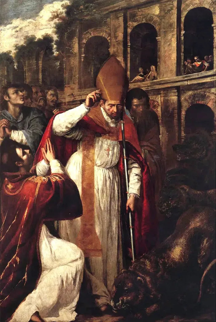Saint Janvier i Pozzuoli-amfiteatret - Artemisia Gentileschi