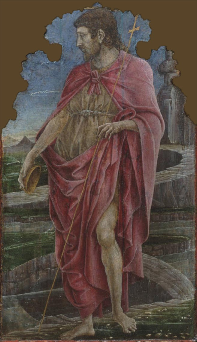 Sankt Johannes Døberen - Cosmè Tura
