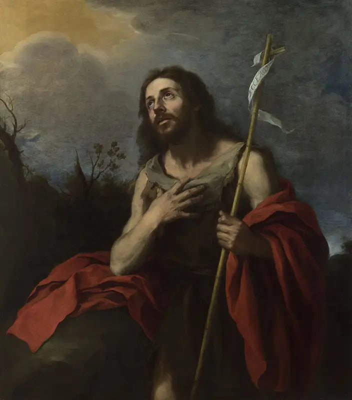 Saint Jean-Baptist i ørkenen - Bartolomé Esteban Murillo