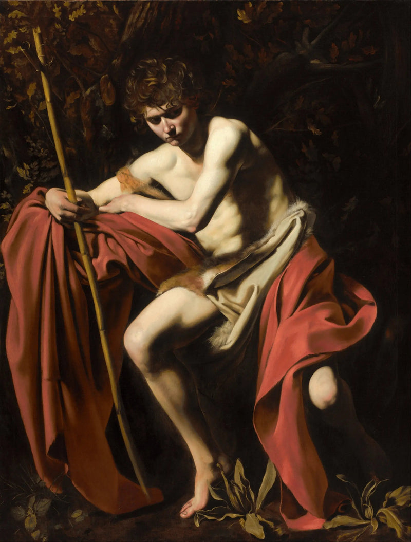 Sankt Johannes Døberen i ørkenen - Caravaggio