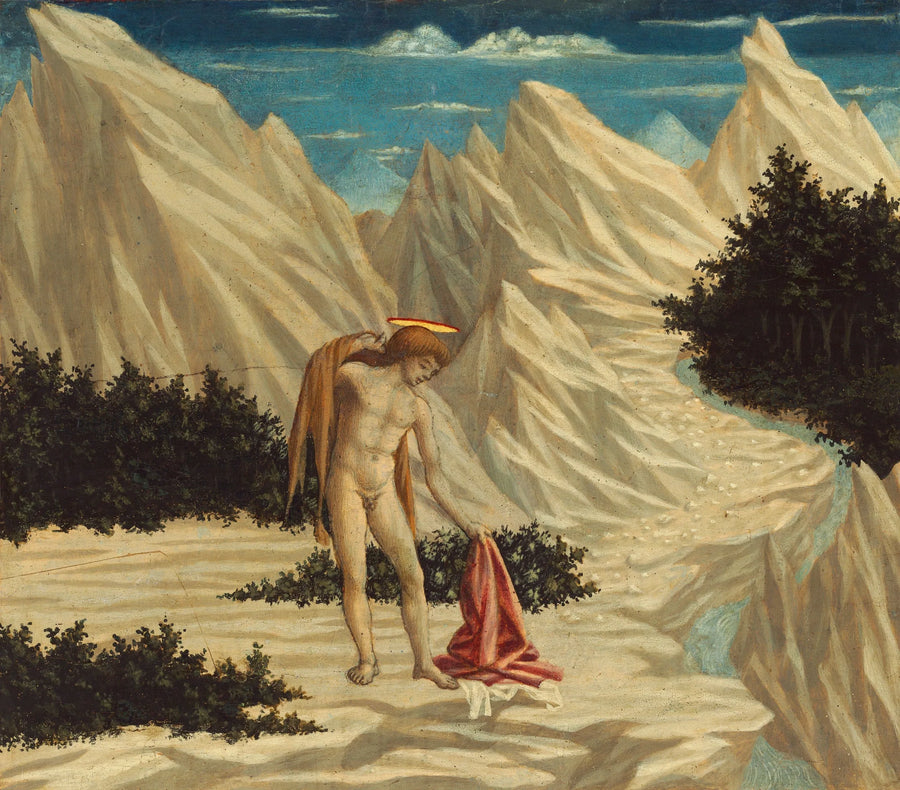 Saint Jean-Baptiste i ørkenen - Domenico Veneziano