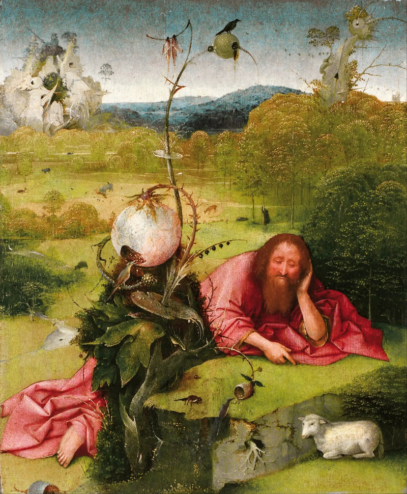 Saint Jean-Baptist i ørkenen - Hieronymus Bosch