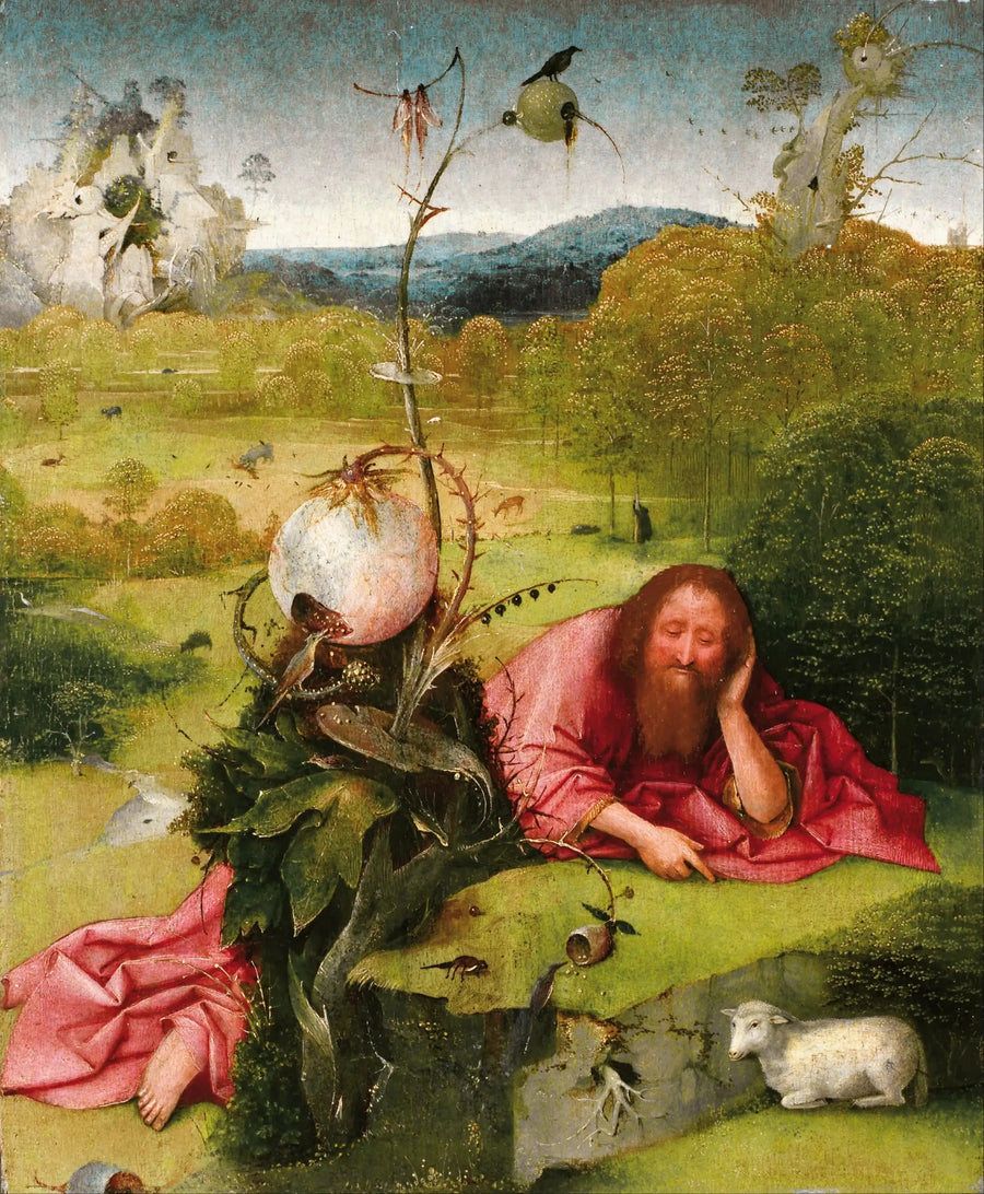 Saint Jean-Baptist i ørkenen - Hieronymus Bosch