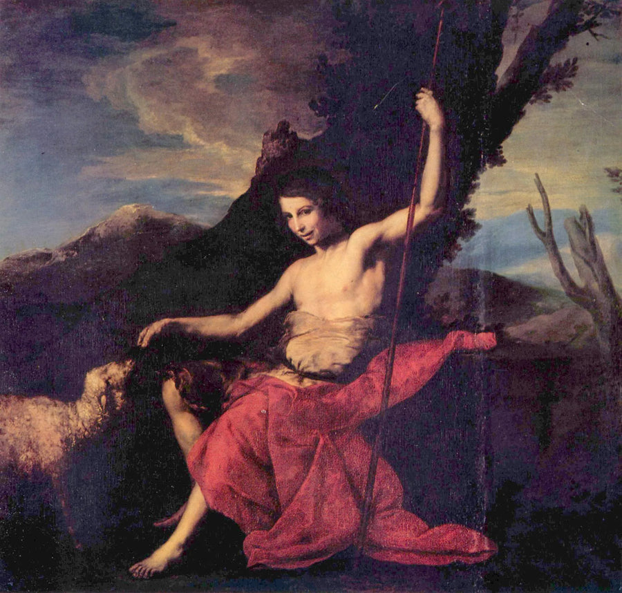 Sankt Johannes Døberen i ørkenen - Jusepe de Ribera