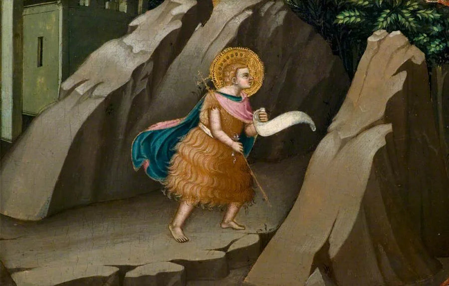 Saint Jean-Baptiste entrer i ørkenen - Lorenzo Monaco
