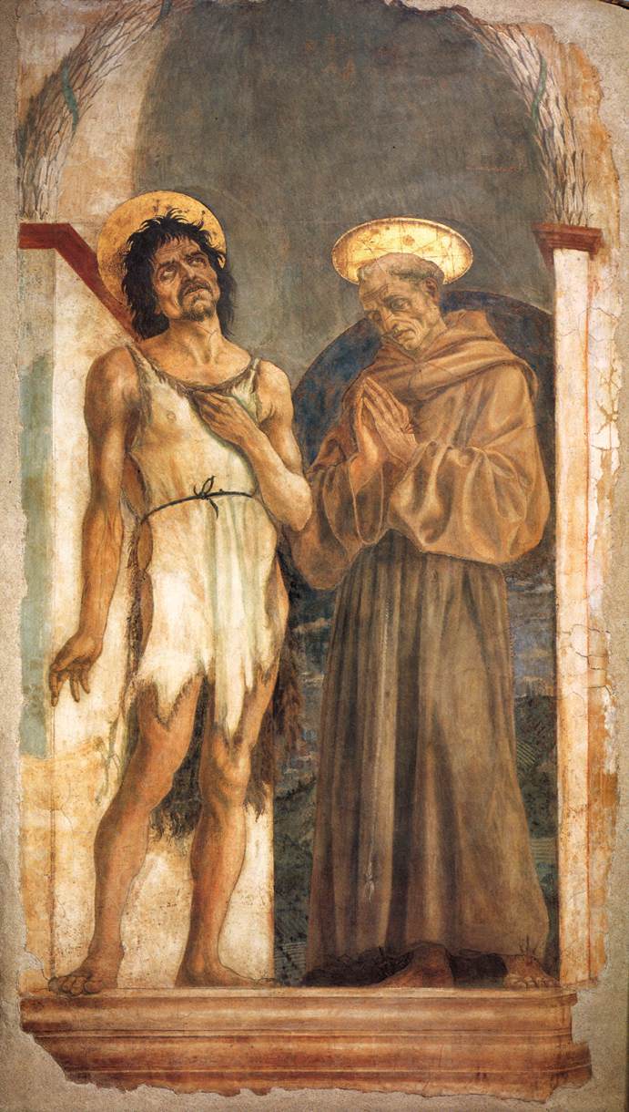 Saint Jean-Baptiste og Saint François - Domenico Veneziano