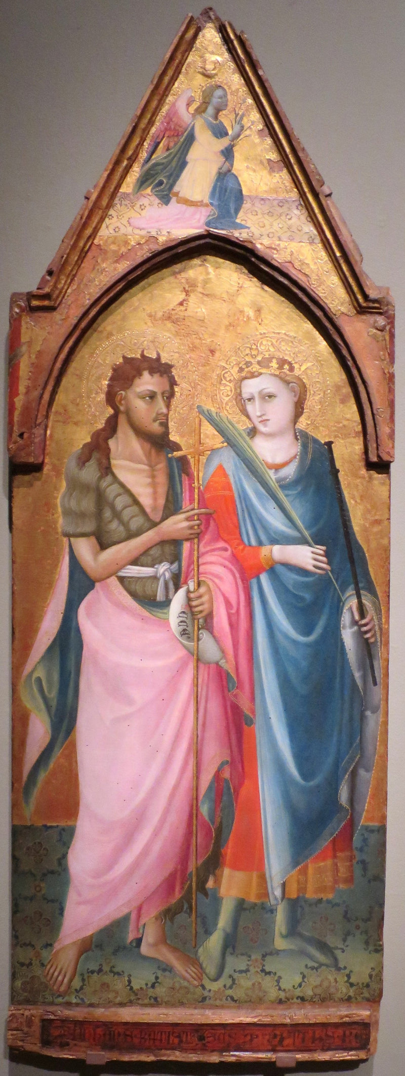 Saint Jean-Baptiste og Saint Miniato - Bicci di Lorenzo