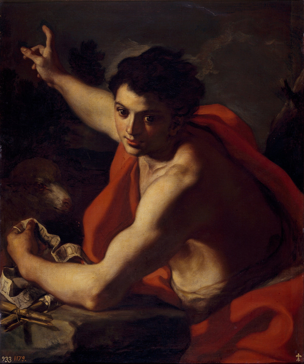Saint Jean Baptiste - Francesco Solimena image 1 copie peinte à la main à l’huile