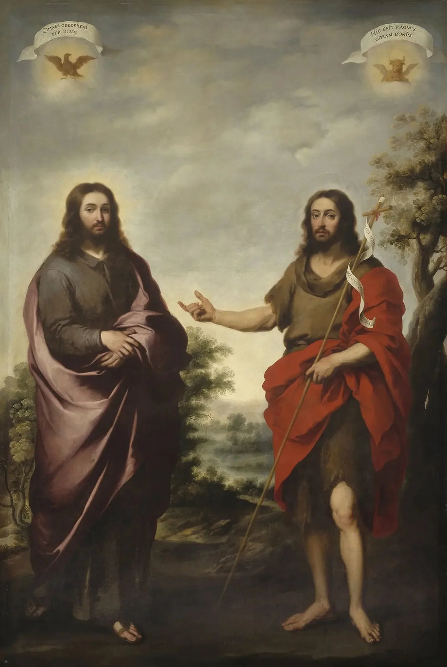 Saint Jean-Baptiste viser Kristus - Bartolomé Esteban Murillo