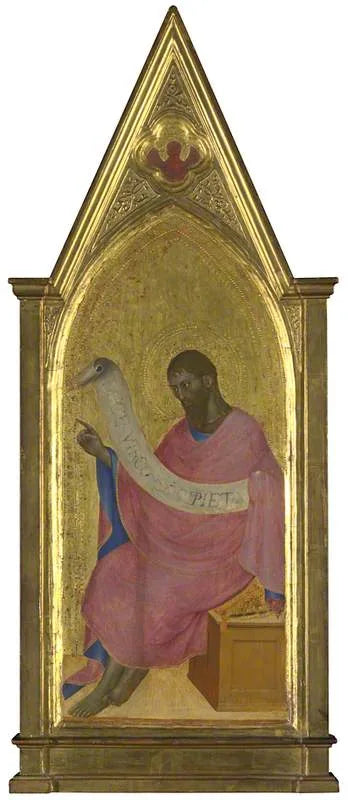Saint Jean-Baptiste: Panel af den højre pinnacle - Giovanni da Milano