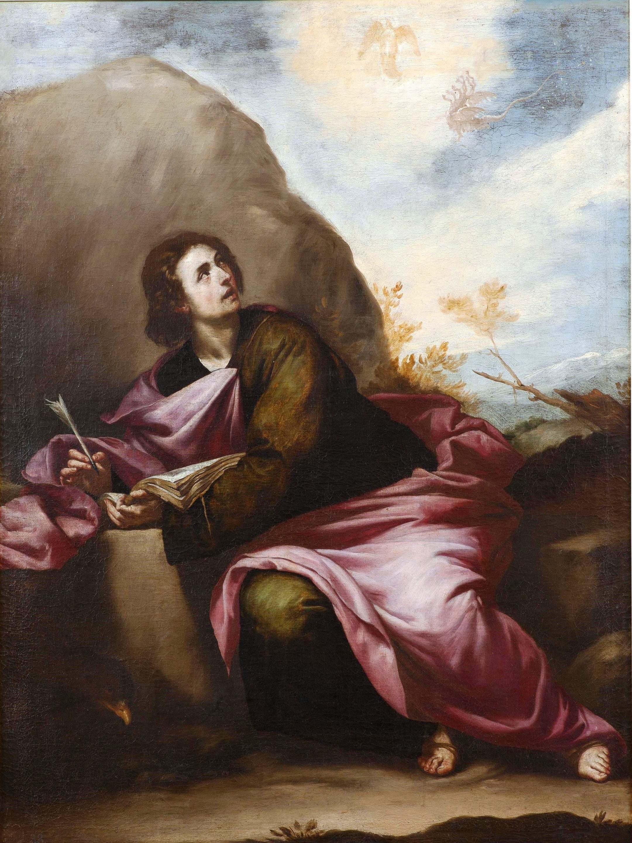 Saint Jean l’Évangéliste à Patmos - Alonso Cano - Alpha Reproduction