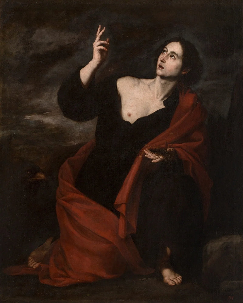 Saint Jean Evangelisten på Patmos - Jusepe de Ribera
