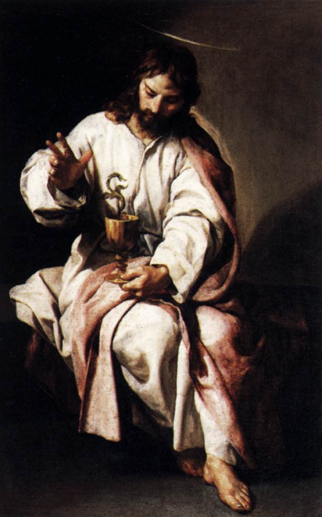 Saint Jean Evangelisten og den forgiftede kop - Alonso Cano