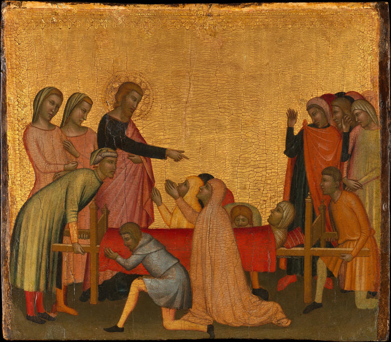 Saint Jean l'Évangéliste genopstår Satheus - Francescuccio Ghissi