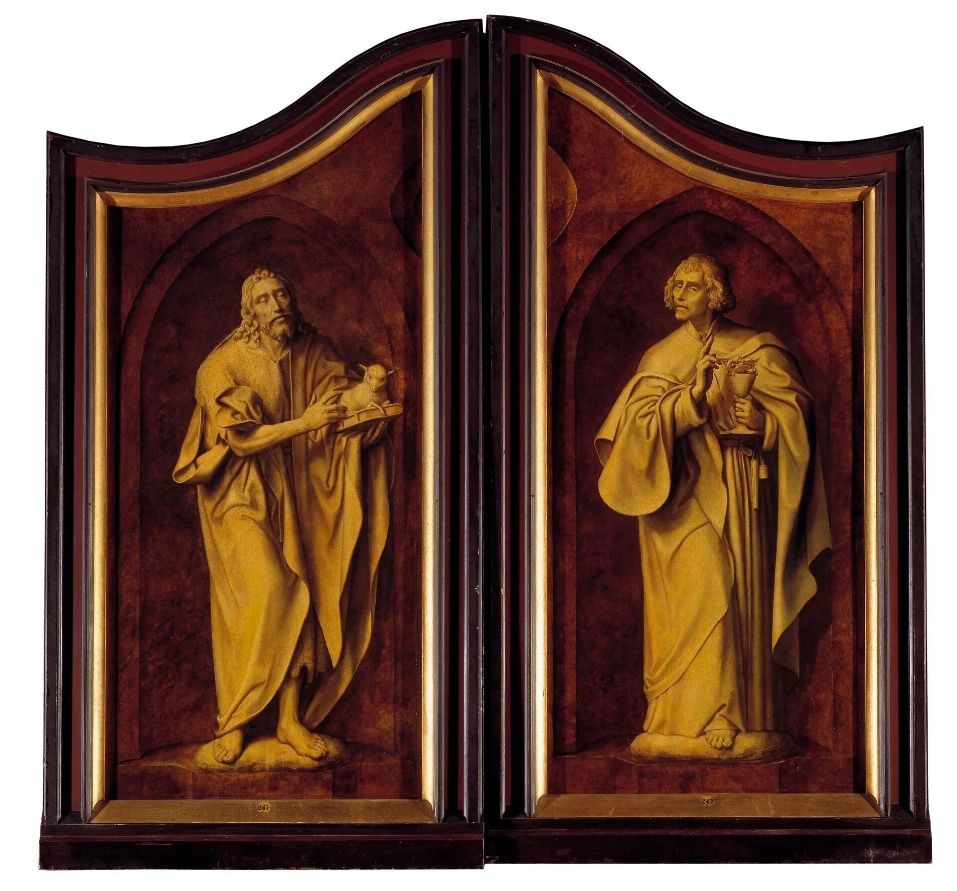Saint Jean - Quentin Metsys image 1 reproduction artisanale de tableau