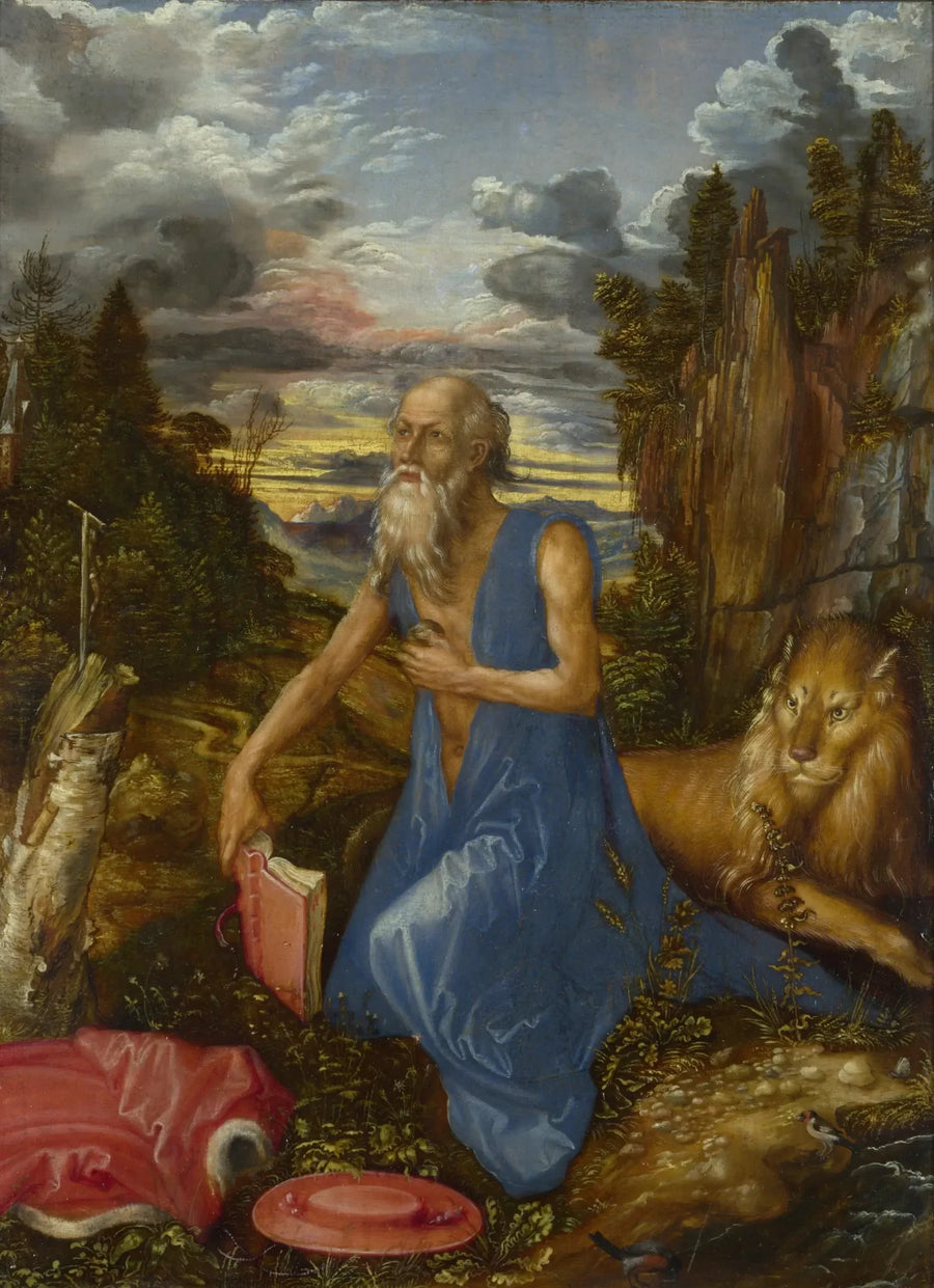 Sankt Hieronymus i ørkenen - Albrecht Dürer