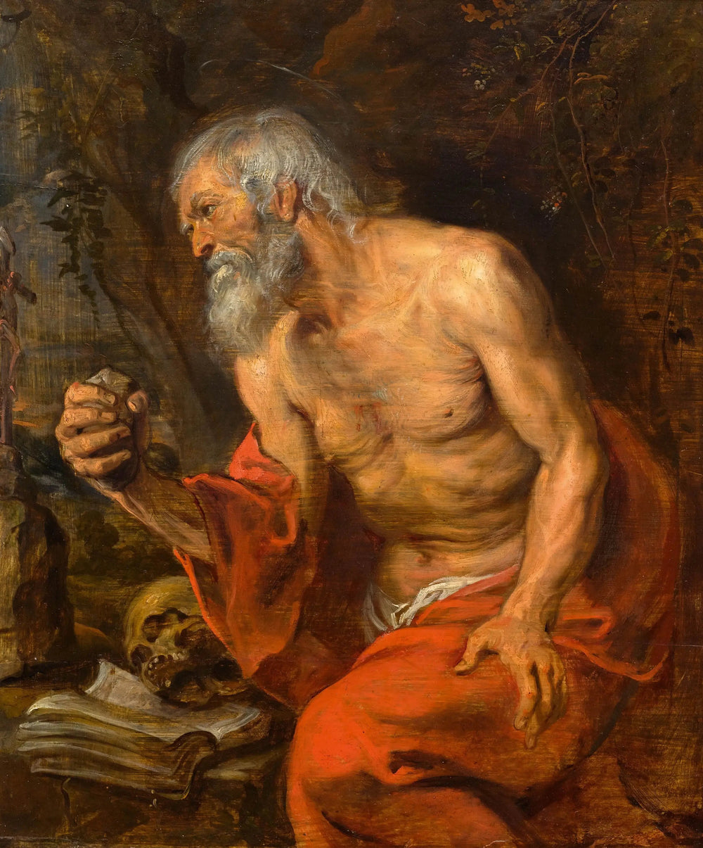 Saint Jérôme dans le désert - Antoine van Dyck - Alpha Reproduction
