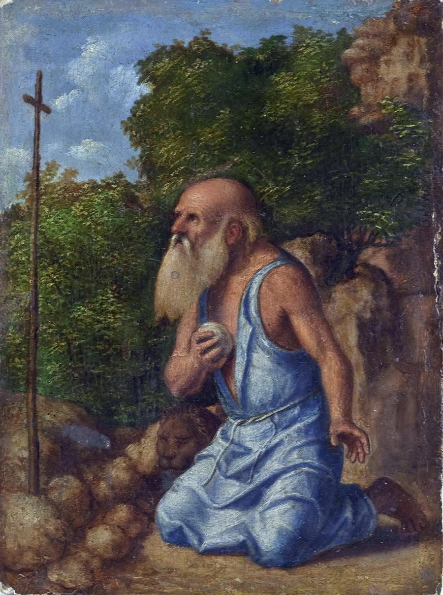Sankt Jeremi i ørkenen - Cima da Conegliano