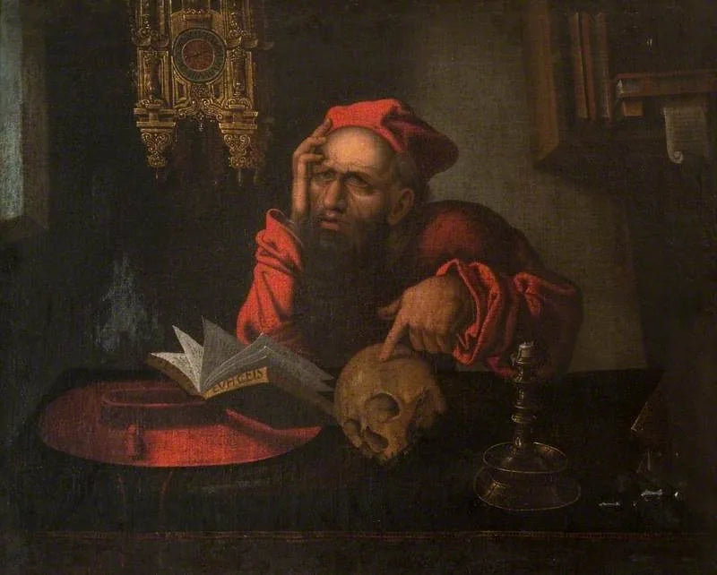 Sankt Jérôme i sit arbejdsværelse - Joos van Cleve