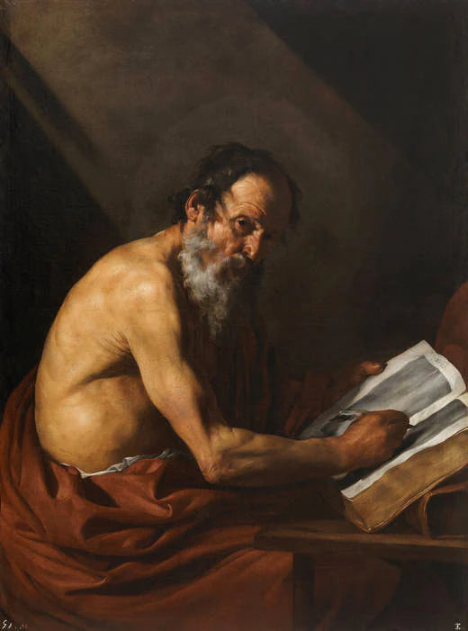 Saint Jérôme écrivant - José de Ribera