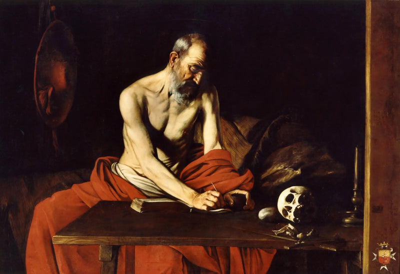 Sankt Hieronymus skriver - Caravaggio