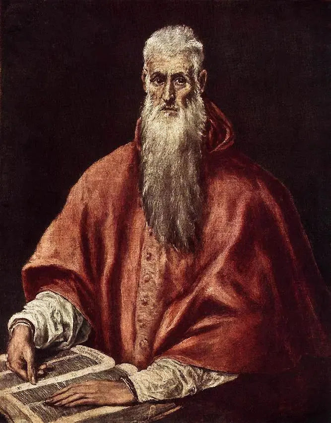 Sankt Jeronimus som kardinal - El Greco