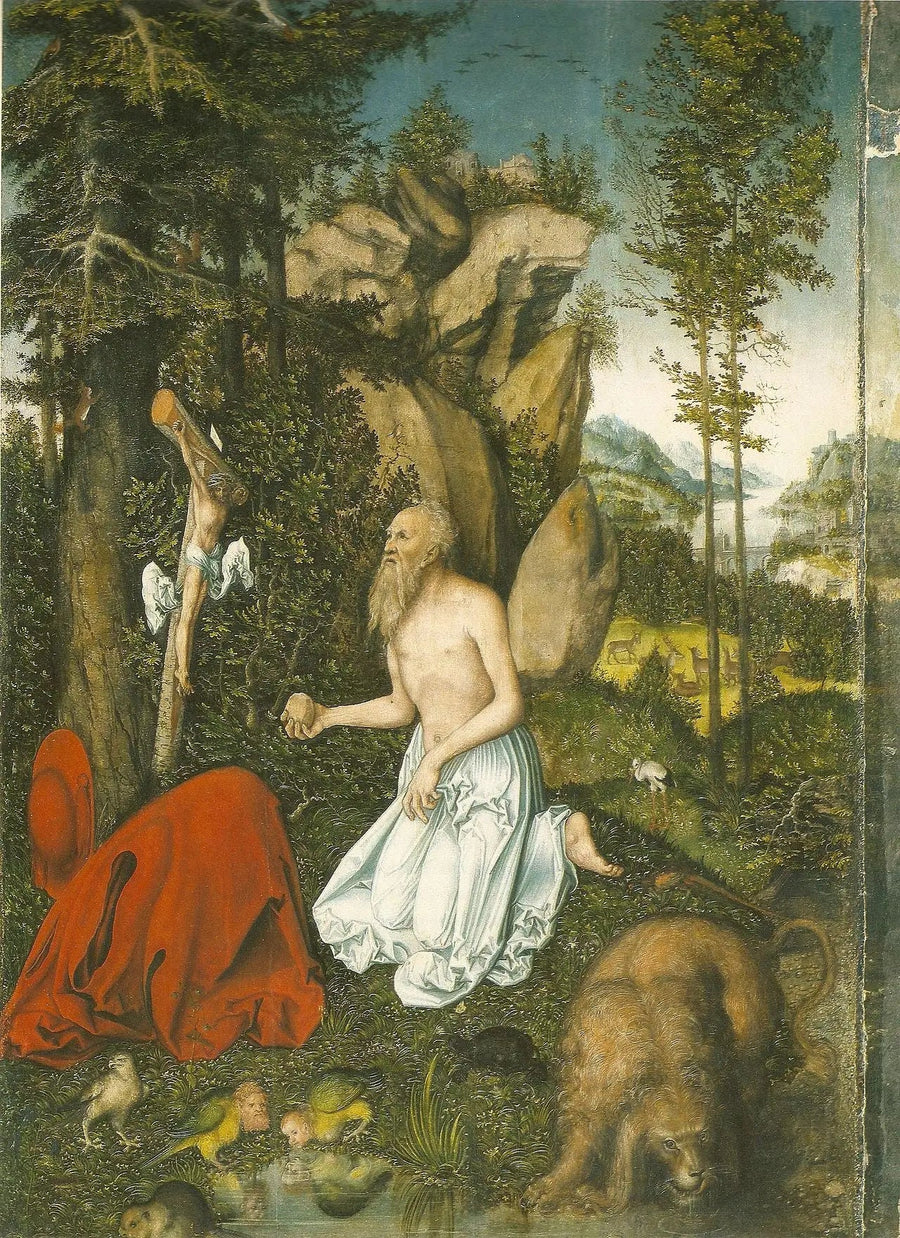Saint-Jérôme - Lucas Cranach den Ældre