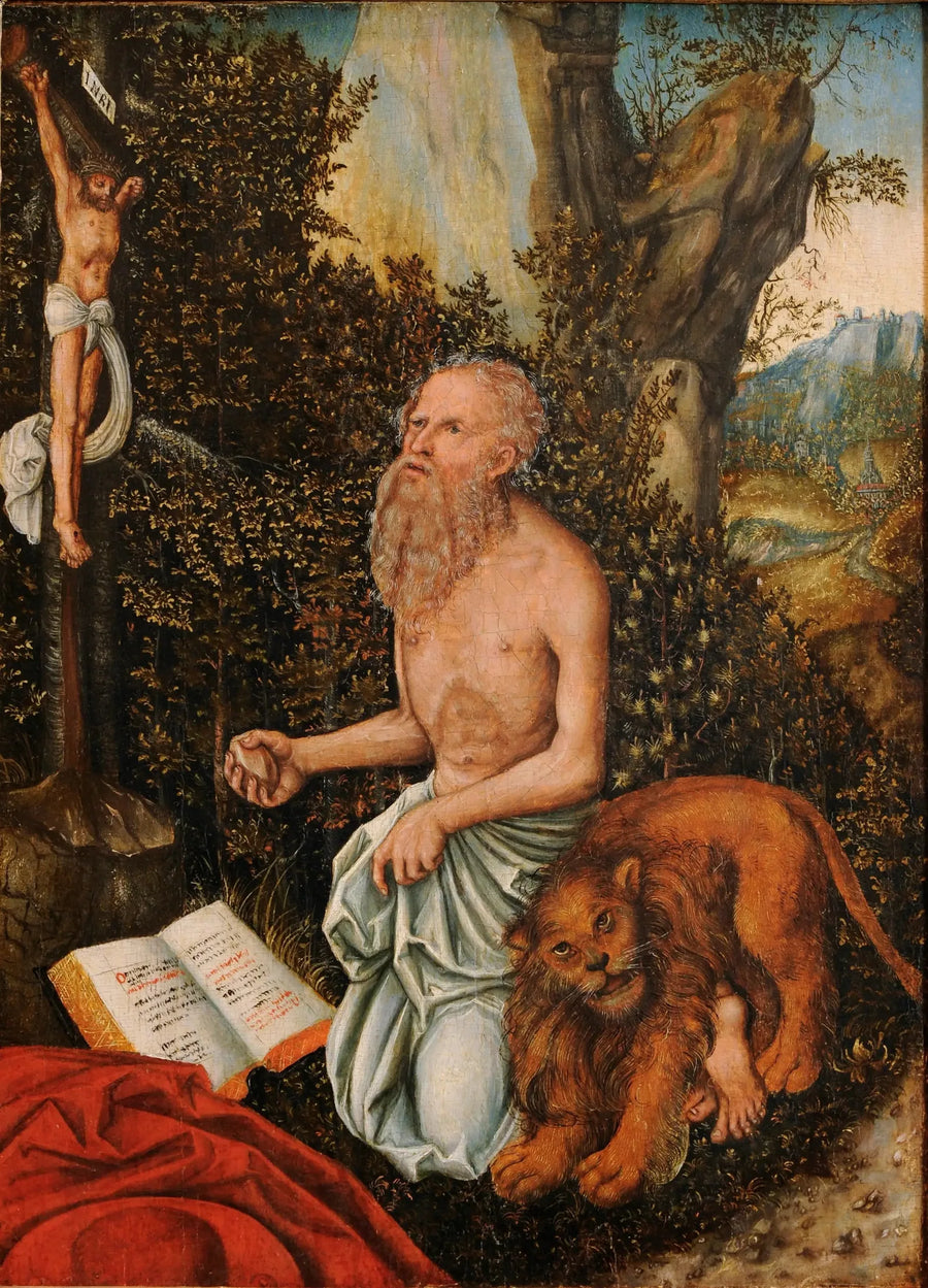 Saint-Jérôme - Lucas Cranach den Ældre