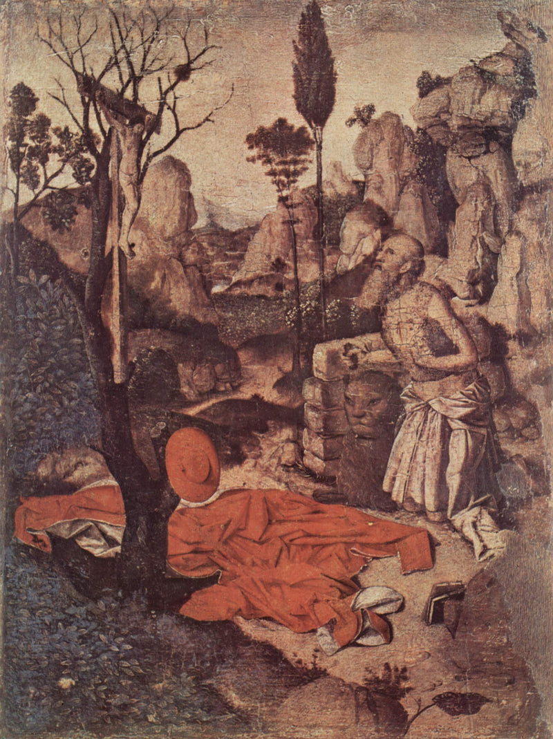 Saint Jérôme pénitent dans le désert - Antonello de Messine