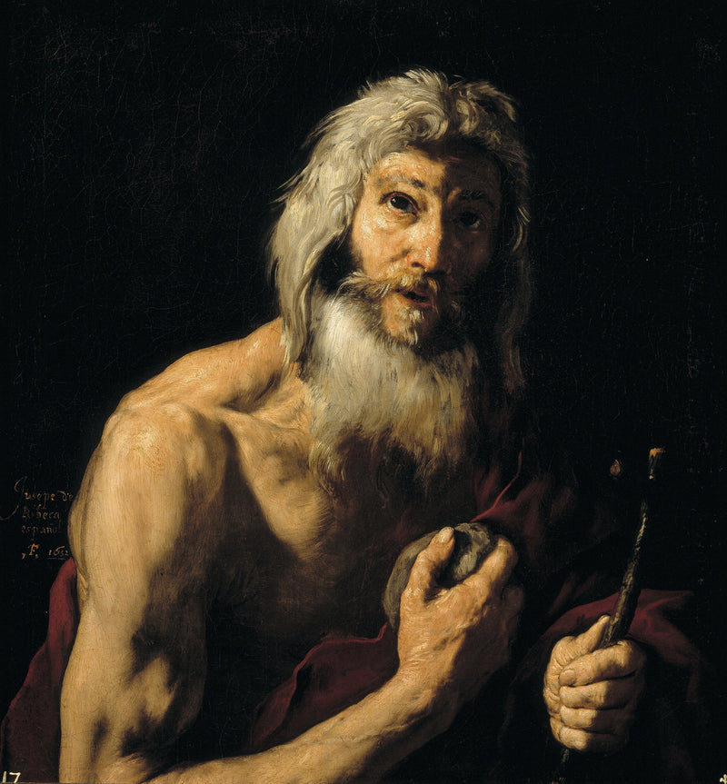 Saint Jérôme fromfaldne - Jusepe de Ribera