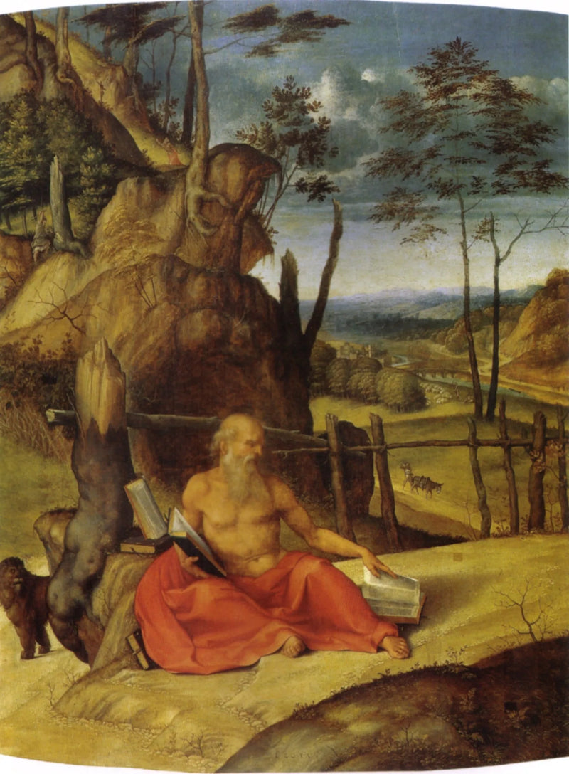 Saint Jérôme fromfaldne - Lorenzo Lotto