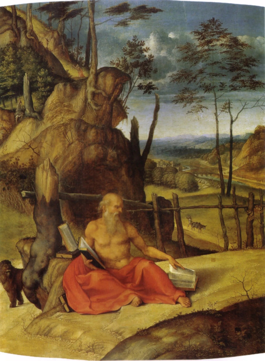 Saint Jérôme fromfaldne - Lorenzo Lotto