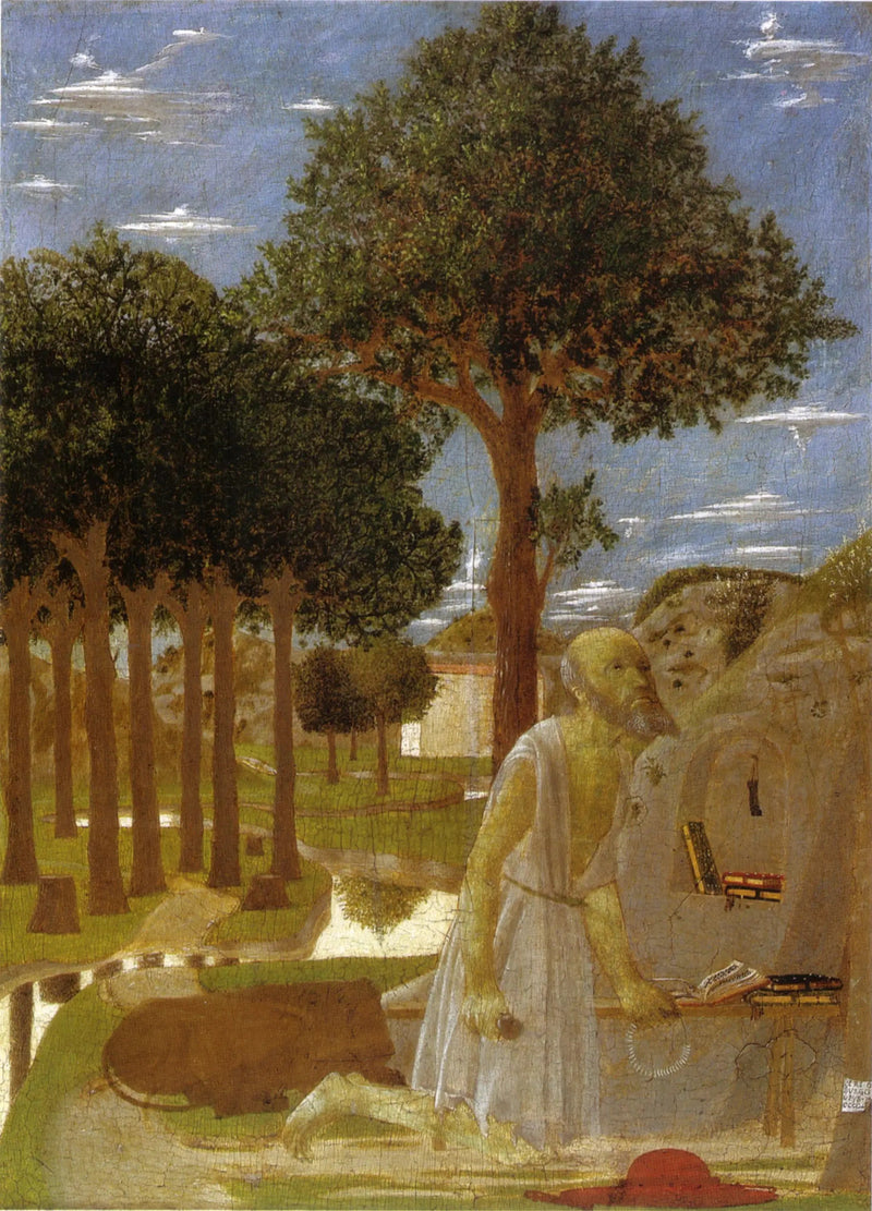 Saint Jérôme eremiten - Piero della Francesca