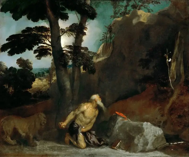 Saint Jérôme penitent - Titian
