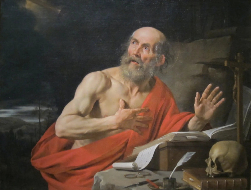 Saint Jérôme - Philippe de Champaigne image 1 tableau peint à l’huile sur toile