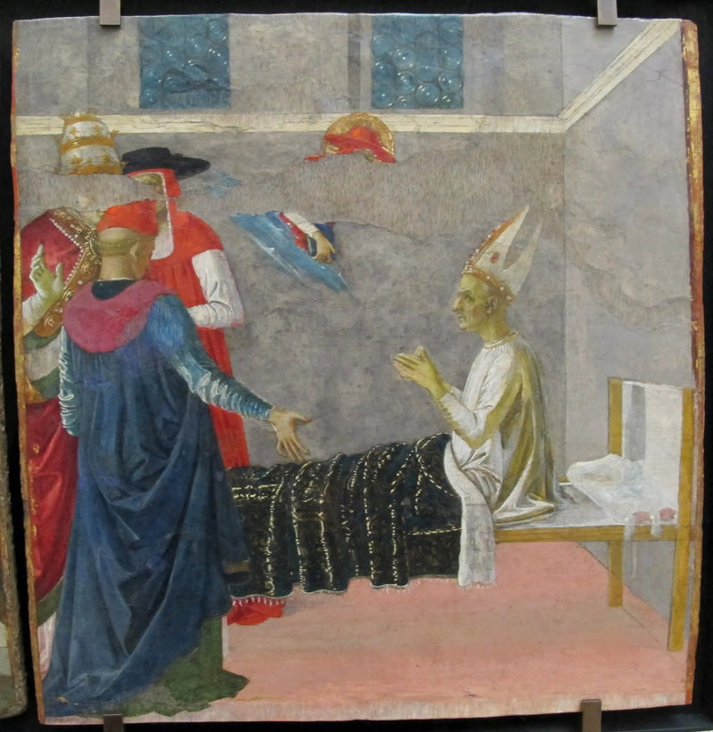 Sankt Jerome genopliver kardinalen Andrea - Pietro Perugino