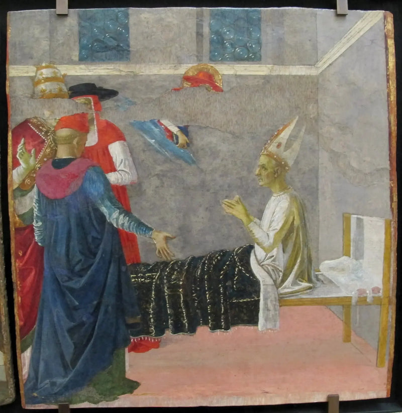 Sankt Jerome genopliver kardinalen Andrea - Pietro Perugino