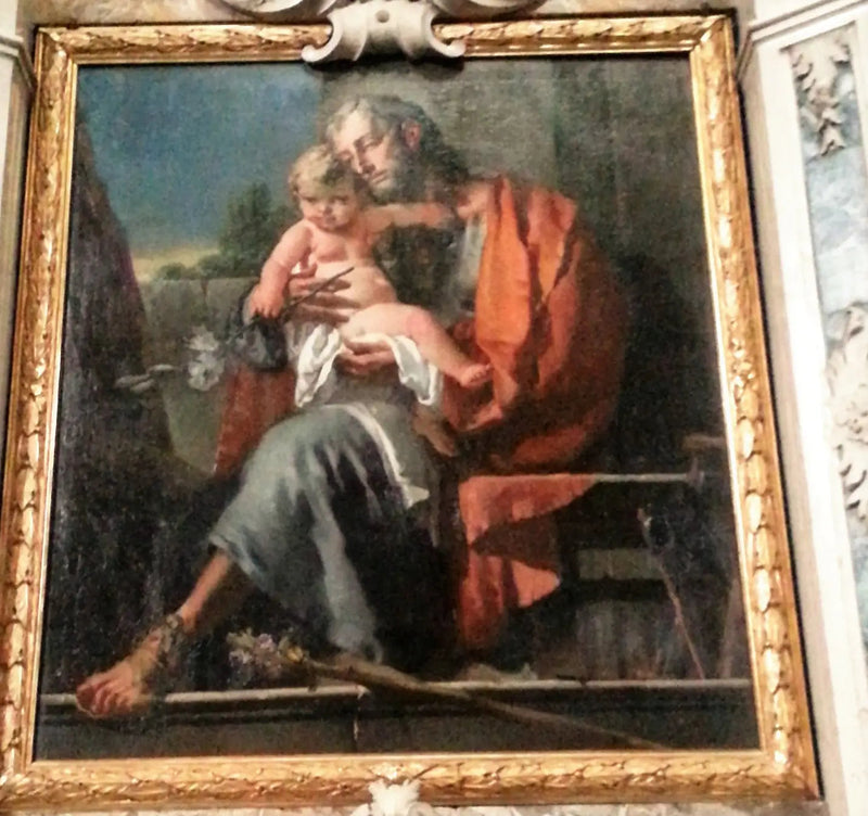 Saint Joseph med Barnet - Giovanni Battista Tiepolo
