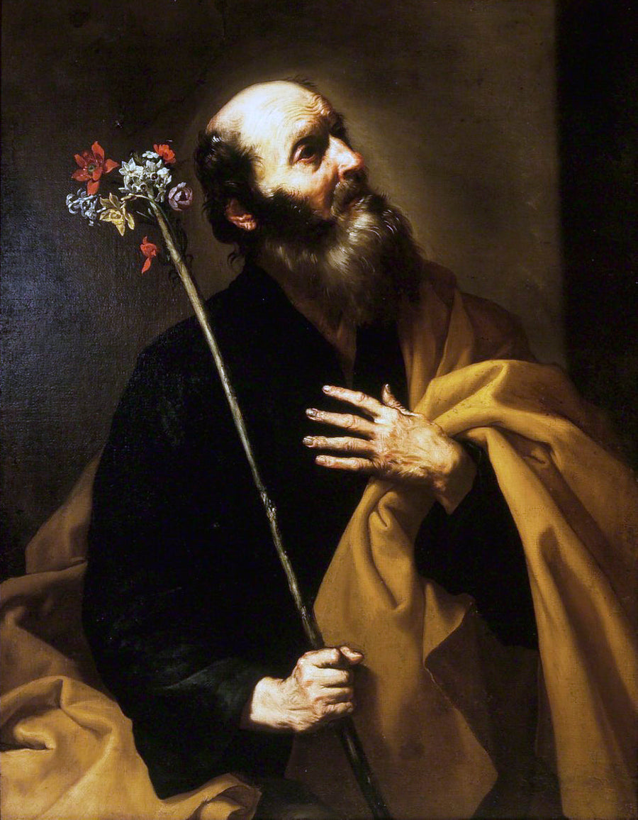 Sankt Josef med den blomstrende pæl - Jusepe de Ribera