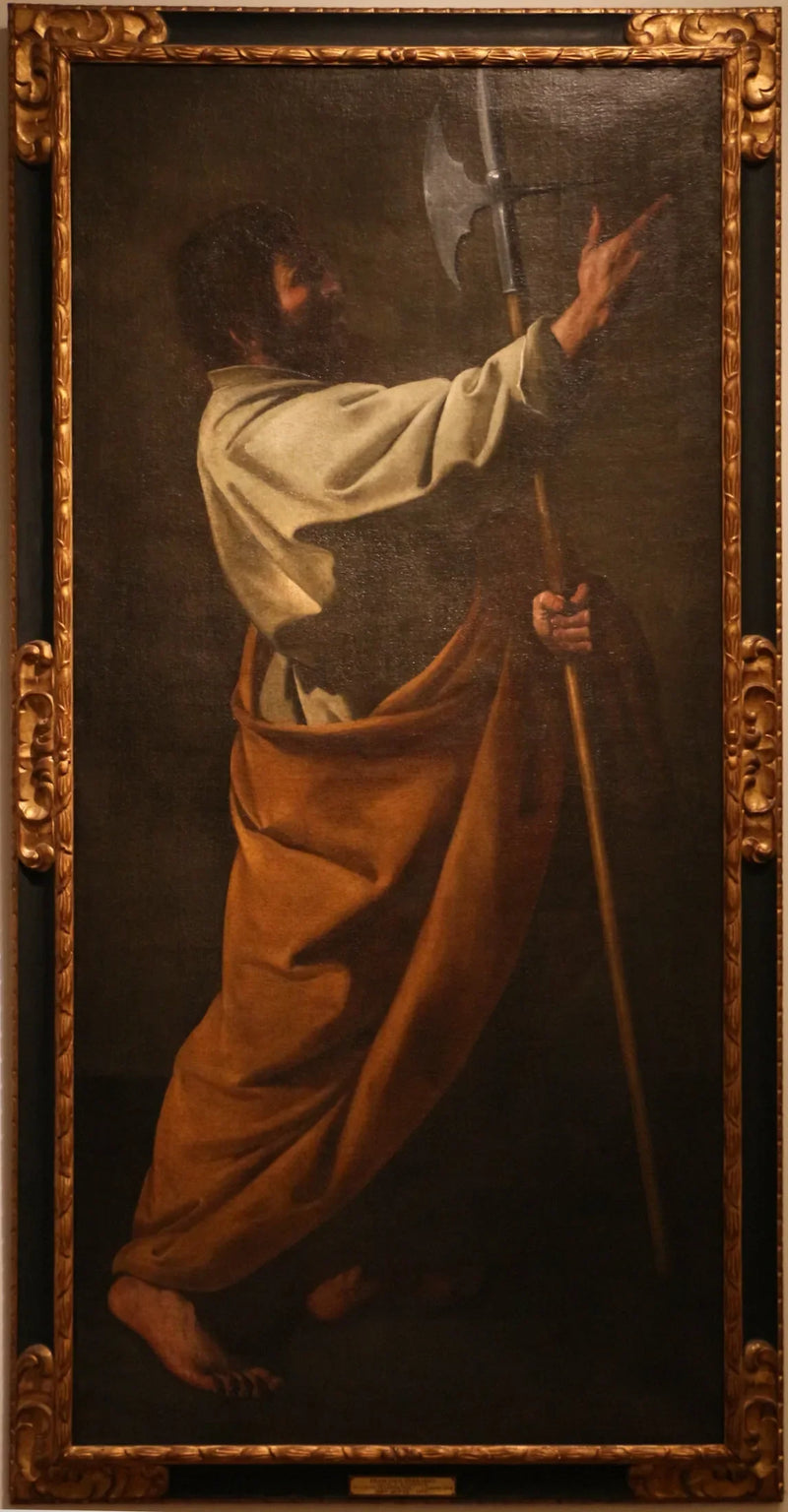 Saint Judas Thaddée eller Saint Matthieu - Francisco de Zurbarán