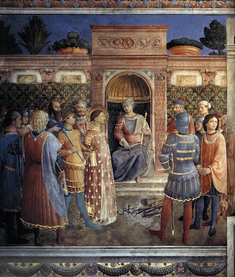 Saint Laurent foran Valérien - Fra Angelico