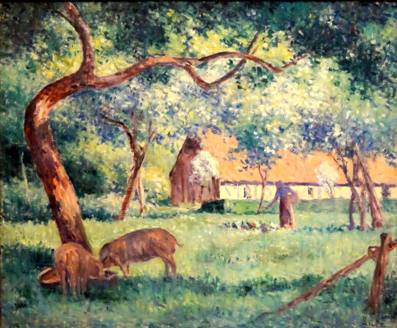 Saint-Laurent-en-Caux, normand gade - Maximilien Luce