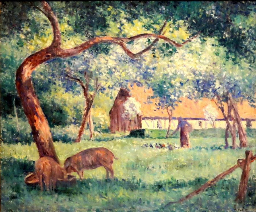 Saint-Laurent-en-Caux, normand gade - Maximilien Luce