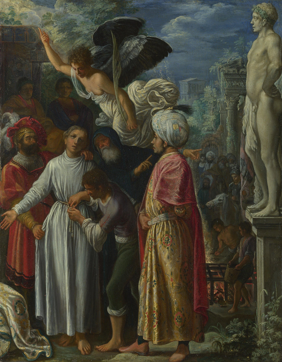 Saint Laurent préparé au martyre - Adam Elsheimer
