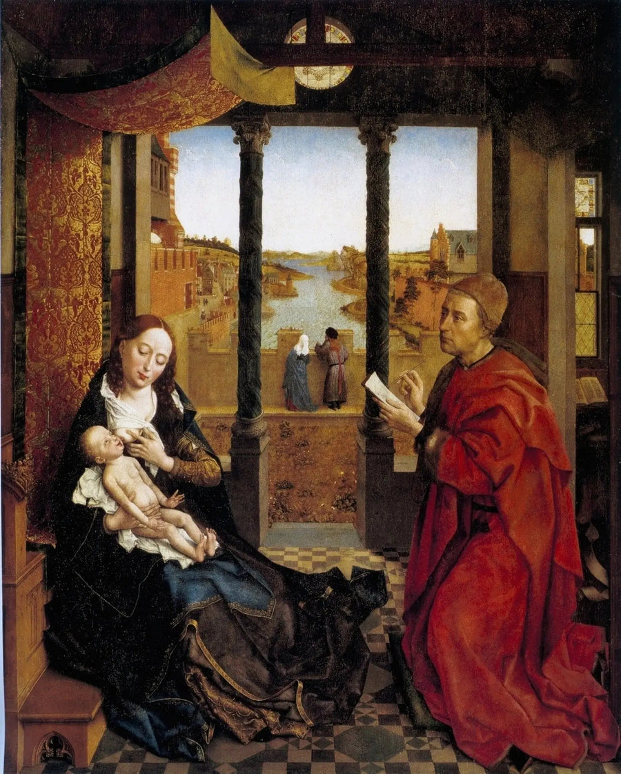 Saint Luc tegner Jomfruen - Rogier van der Weyden