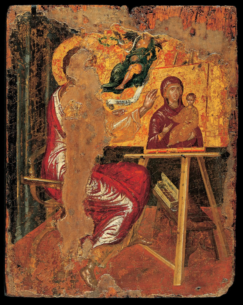 Saint Luc malende Jomfruen - El Greco