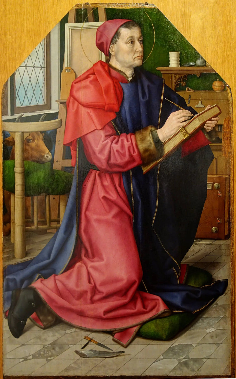 Saint Luc malende Jomfruen - Hugo van der Goes
