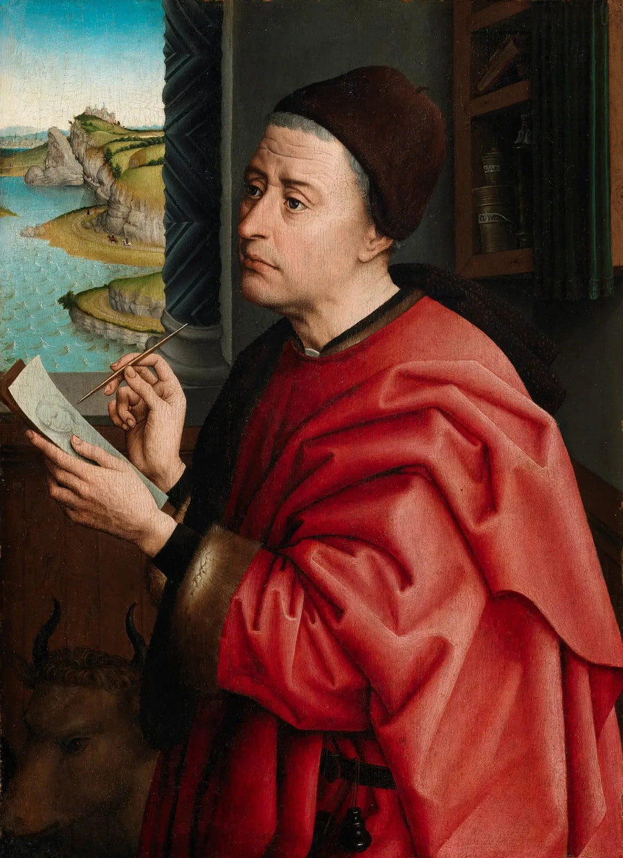 Saint Luc, der afbilder Jomfruen - Rogier van der Weyden