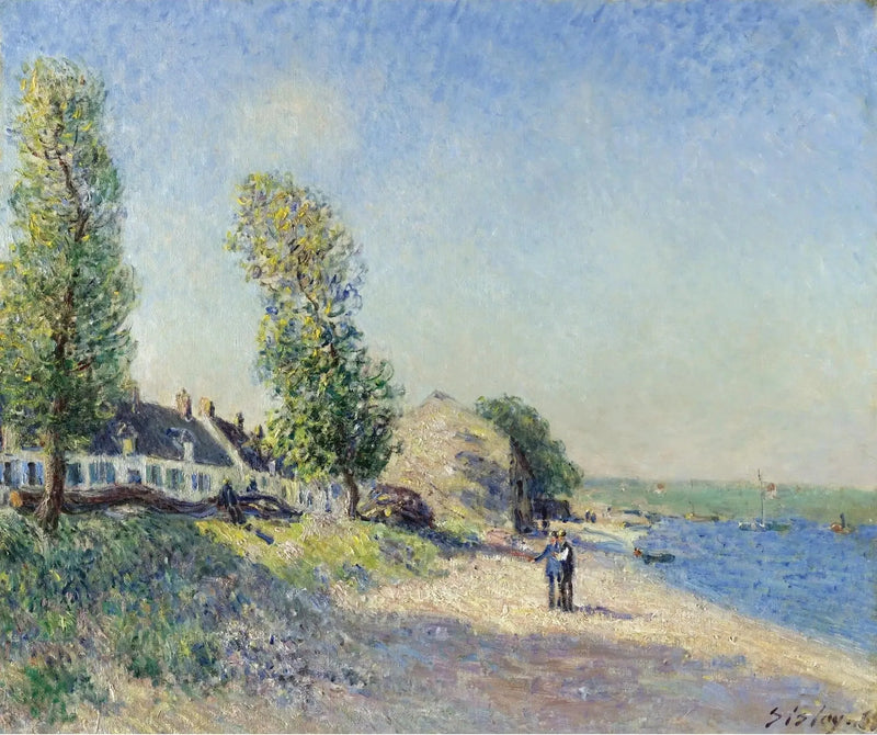 Saint-Mammès om morgenen - Alfred Sisley