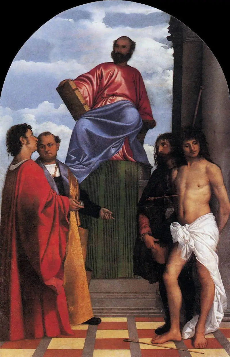 Saint Marc i majestæt - Titian